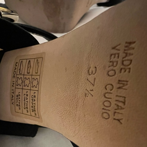 Fendi Women’s High Heels Black/Gold Metal Original Box & Packing - Picture 3 of 12